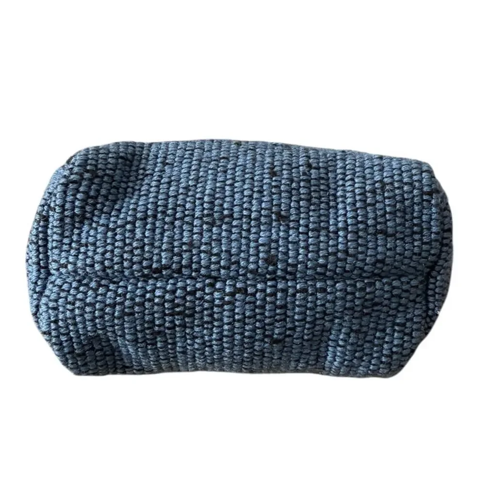 Pinzon Purse Mini Bermuda Like Bag Made in Mexico Blue Crochet 5”